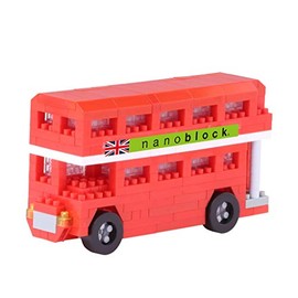 nanoblock NAN-NBH113 London Tour Bus Closed Top Toy, Multicolor