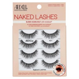 Ardell Naked Lashes 421 Pack Of 4 False Eyelashes Soft Natural Look For Glamour