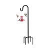 Bird Feeders Pole,Shepherds Hooks for Outdoor 1 Pack 48 Inch
