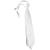 TigerTie Security Safety Tie, Plain Coloured Tie Attached To Elastic