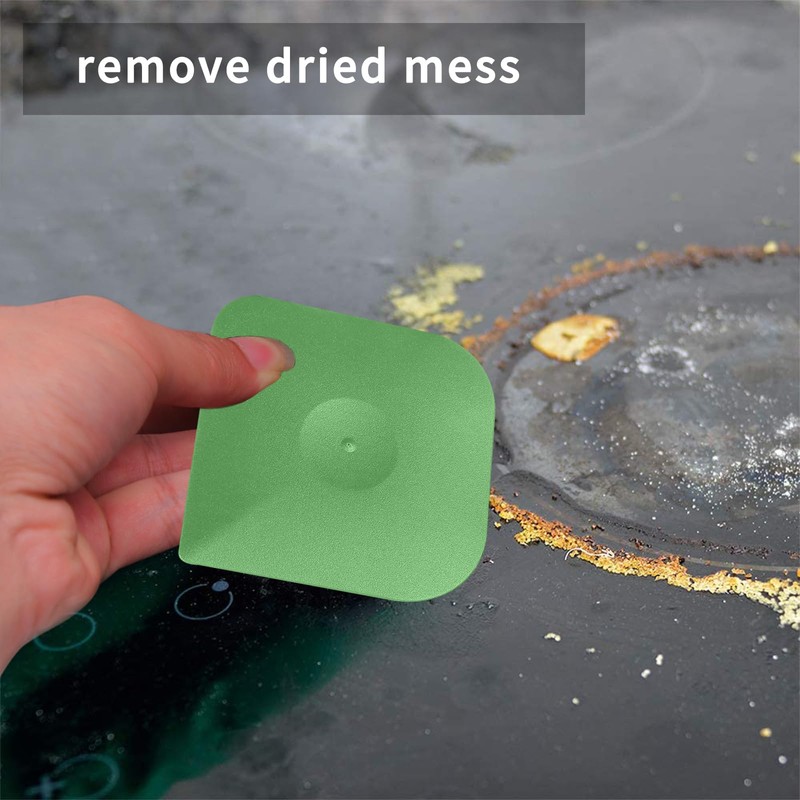 Herda Pan Scraper Pot Scraper Plastic Kitchen Scraper Tool, 5pcs