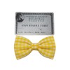 EmilyRose Couture Gingham Hair Bows (Large Headband, Yellow)