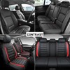 Yeleno01Leather Car Seat Covers, Faux Leather Car Seat Covers for
