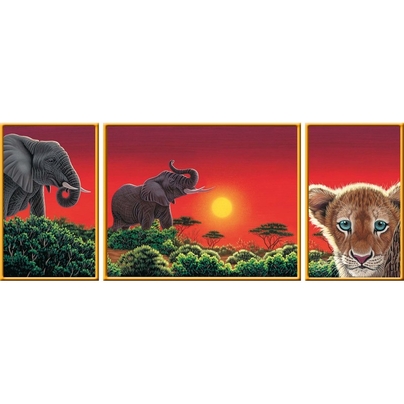 Ravensburger Triptychon Africa 1000-Pieces Jigsaw Puzzle