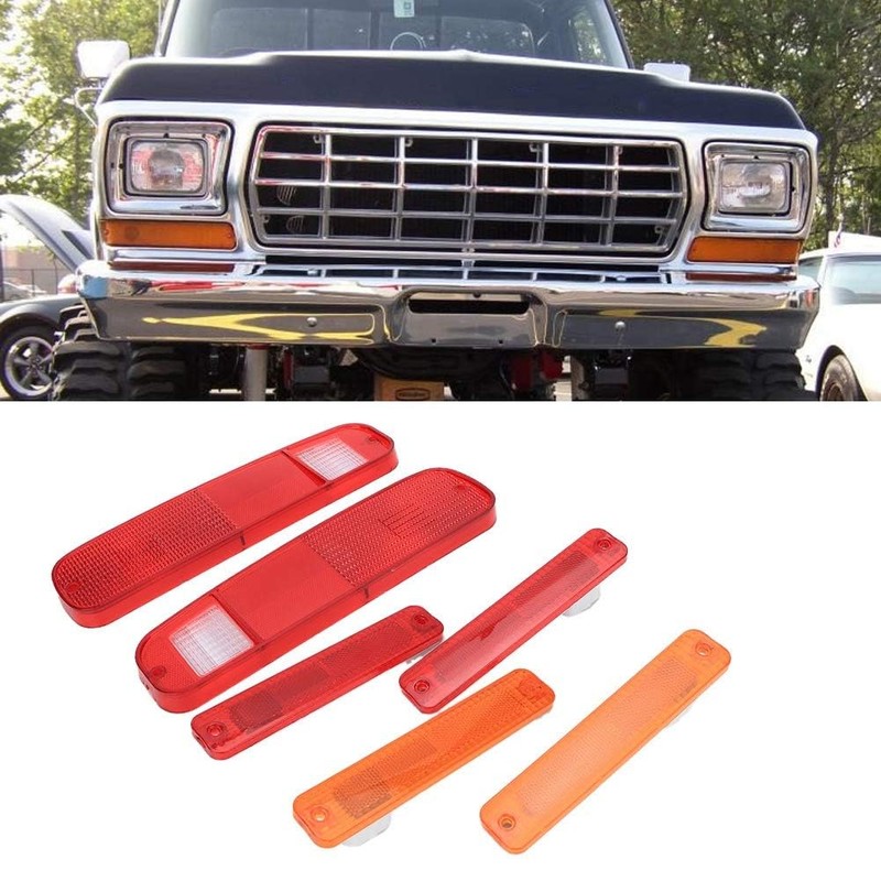 Kit de Luces Traseras para Econoline 75-91, 6 Piezas, Plástico