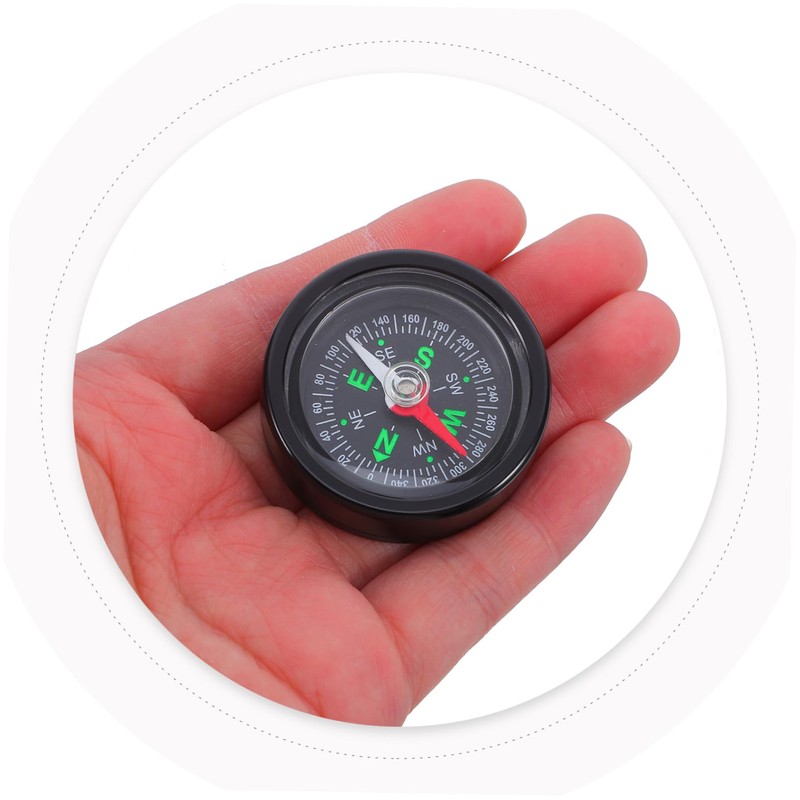 Abaodam Bicycle Compass Hiking Compass Navigation Mini Pocket Compass Camping