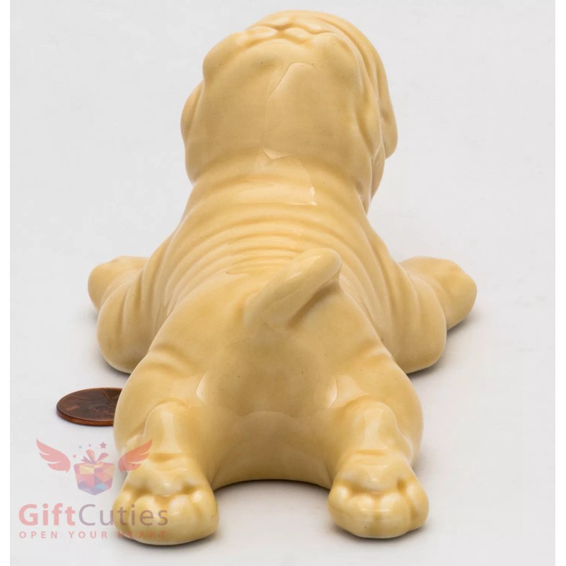 Porcelain Figurine of the Shar Pei Dog