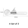 2 Packs Ice Cream Scoops Easy Trigger Non-Slip Grip Rust