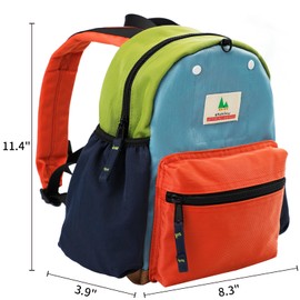 shukiku 12 Inch Toddler Backpack for Boys Girls 2-4, Toddler School Mini Backpack for Travel, Small Kids Child Backpacks, Preschool Kindergarten Elementary Toddler Bag, Small