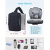 Schkleier Sling Bag USB Anti-theft Laptop Backpack, 13.3 Inch Casual