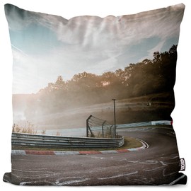 VOID Rennstrecke Renntag Auto Kissenbezug Kissenhülle Sofakissen Kissen Deko Outdoor-Kissen Dekokissen, Kissen Größe:40 x 40 cm