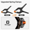 EMART 6 Pack Heavy Duty Muslin Spring Clamps, Professional 6