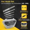 Screw Extractor Set [Extra Grippy] – 5 Piece Left Extractor