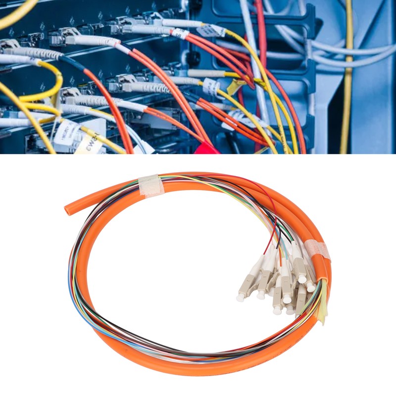 Fiber Pigtail 12 Strand Multimode Stable Fiber Pigtail Cable for