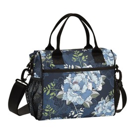 Fitrendlovey Insulated Lunch Bag for Women with Detachable Shoulder Strap Reusable Water Resistant for Work and Outdoor Use