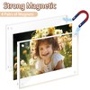 YMYKLB Acrylic Picture Frame, 5x5 Inch Acrylic Photo Frames Horizontal