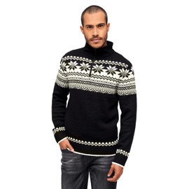 Brandit Norwegian Army Troyer Pullover Army Jumper Winter Outdoor Work Jumper, black