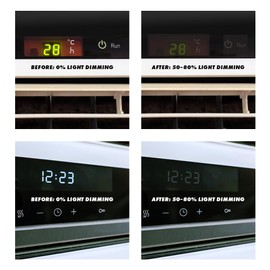 SleepBetterCo Blackout Stickers - 100 pcs, Light Blocking & Dimming Options, Various Sizes