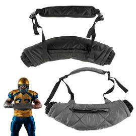 2 Pcs Football Hand Warmer,Handwarmers Pouch Hand Muffs Winter Tactical Hand Warmers Football Warmer Bag Zipper Pocket,Football Warming Pouch for Outdoor Sports Gifts Accessories (Black+Grey, Adult)