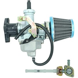 Carburetor For Honda ATC185 ATC185S ATC200 ATC200X ATC200S ATC200E 1980-1987, fit for Honda TRX250 TRX250EX Recon With Air Filter/Intake Manifold Boot/Fuel Petcock Assembly