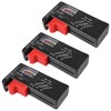 UMLIFE 3Pack Battery Tester, Universal Battery Checker Small Battery Tester