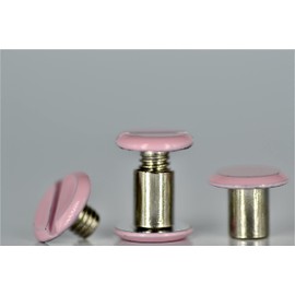 Q-tools® book screws/screw rivets, book screws, 5 mm, pack of 20, Chicago screws, belt screws, decorative rivets, leather rivets for leather processing