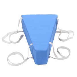 Foam Leg Position Cushion Washable Cover Trapezoidal Leg Pad for Injury Paralytic Blue