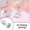 30 Pairs Earring Backs Replacement Secure Ear Locking 925 Sterling