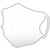 Advanced 3D Non-Woven Mask, Light White, Large Size, Approx. 6.0