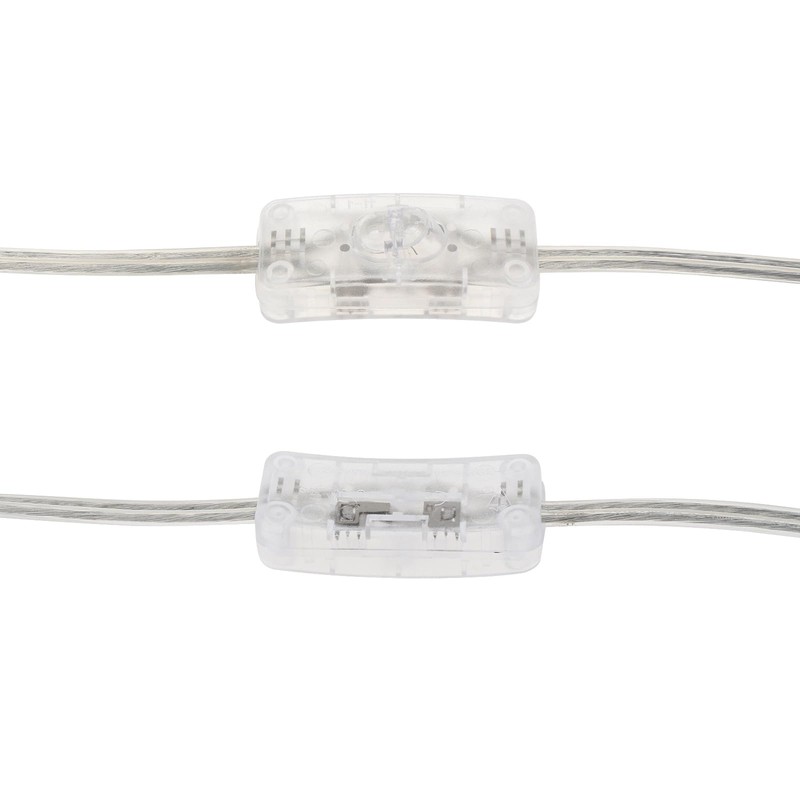 RTNLIT 8FT Lamp Cord with On/Off Button Switch and Polarized