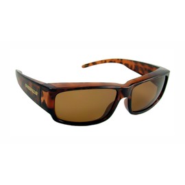 Overalls Sunglasses with Polarized Tortoise and Brown Lens