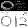 aliba Men's Hoop Earrings, Hypoallergenic Metal Earrings, Ring Earrings, Silver