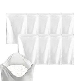 SINGERTOP Rice Bags, 3.3 lbs (1.5 kg), Rice Storage Bags, Aluminum Foil Bags, Rice Refrigerator Storage Bags, Light Filtering Bags, 7.1 x 12.2 inches (18 x 31 cm), 10 Pieces, Blocks Sunlight, Air,