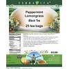 Peppermint Lemongrass Black Tea (25 tea bags, ZIN: 533334)