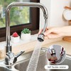 PUCIO Rompigetto Rubinetto Cucina, 2×lungo Prolunga, 360° Rubinetto Rotante Extender,