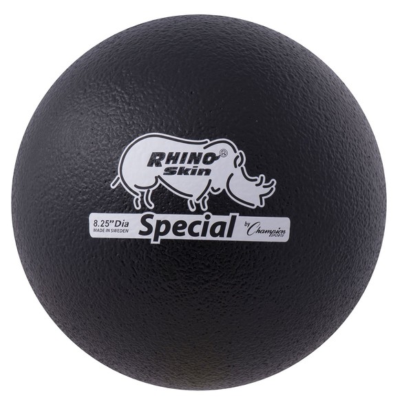 Champion Sports Rhino Skin Special Playground Ball, Black