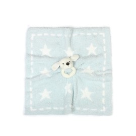 Barefoot Dreams CozyChic Dream Mini Blanket with Buddie (Aqua)