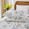 Cozaline Green Floral Quilt Set King Size 100% Cotton Quilt