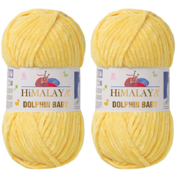 Himalaya Yarn Dolphin Baby 2 Skeins 264 Yards 2x100gram Super