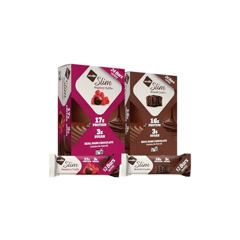 Nugo Slim Variety - Brownie Crunch 12 barras y trufa