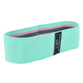 Resistance Band, Polyester Yoga Hip Resistance Band Set, Portable Fitness Elastic Band for Women, Yoga Strap for Squat Loop Body Building (Mint Green)