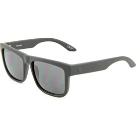 Spy Optic Discord Wayfarer Sunglasses, Matte Black/Grey, 57 mm