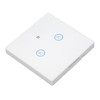 Smart Wall Touch Switch 433MHz Tempered Glass Panel Wiring Free