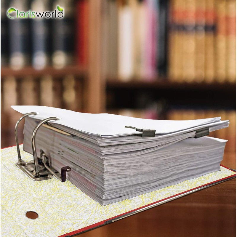 Clarisworld Lever Arch Files A4 Size 2 Ring Sheets Holder,