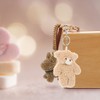 Calsgkspray 2Pcs Brown Bear Plush Keychain,Stuffed Animals Bag Pendant, Plush