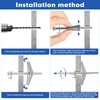 28Pcs Heavy Duty Drywall Anchors, Toggle Bolts and Wing Nut