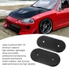 2 Pcs AC Delete Firewall Hole Plug Aluminum Car AC