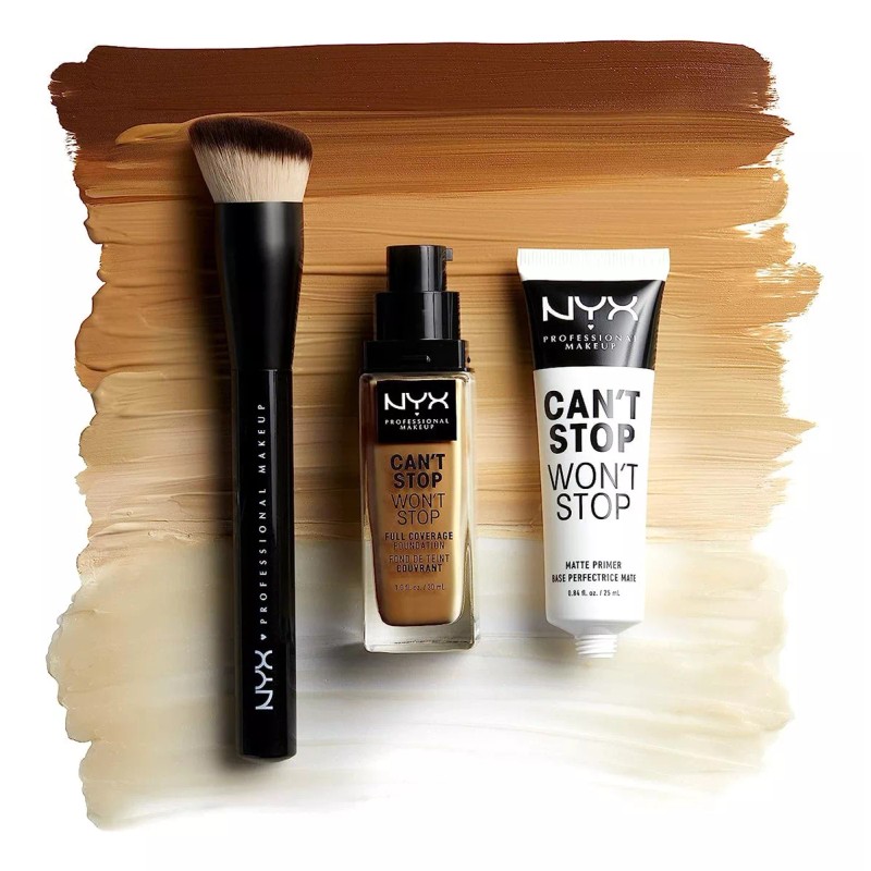 NYX PROFESSIONAL MAKEUP Store Brocha Para Base Cant Stop Wont