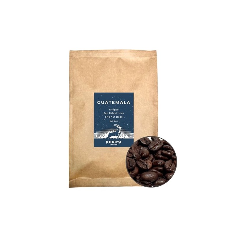 Kuruya Coffee, Guatemala Antigua, Deep Roasted, 7.1 oz (200 g)