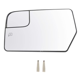 Mirror Glass Heated with Spotter Driver Side Left LH Compatible with Ford Expedition